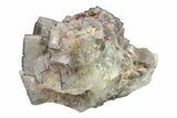 Purple Edge Fluorite Crystal Cluster - Qinglong Mine, China #205289-1